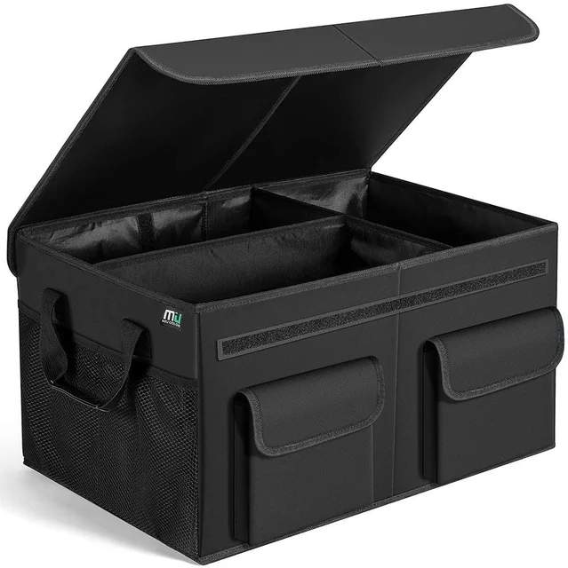 MIU COLOR Collapsible Car Trunk Organizer with Cover