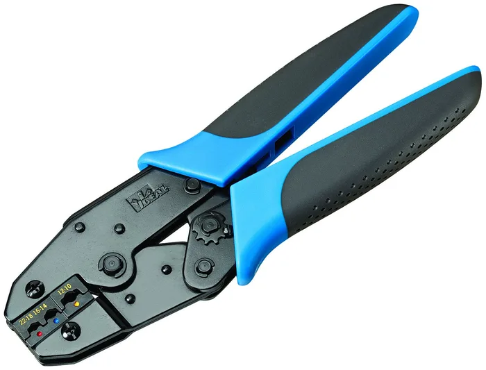 Ideal Electrical Crimpmaster 30-500 Ratcheting Crimp Tool with Insulated Terminal Die Set