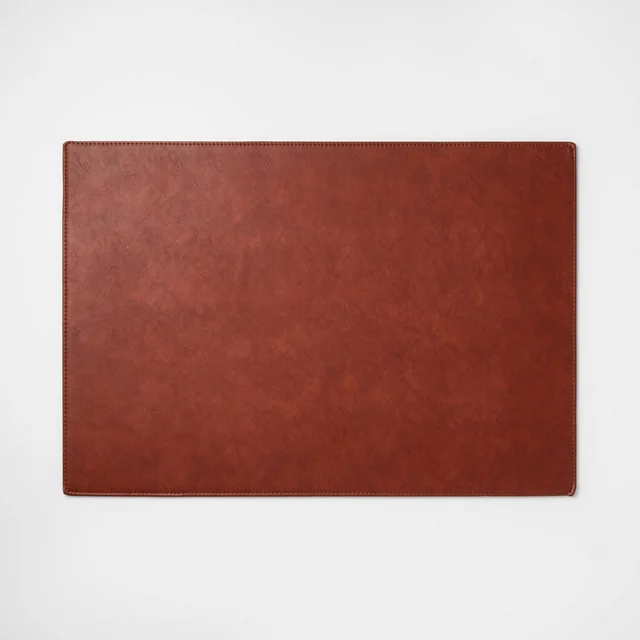 Threshold Faux Leather Desk Mat