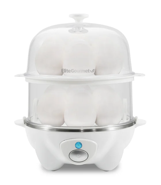 Elite Gourmet EGC1405 14-Egg Easy Egg Cooker, Steamer & Poacher