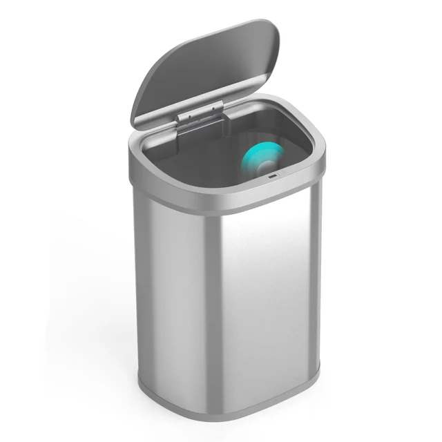 Ninestars 21 Gallon Rectangular Motion Sensor Trash Can