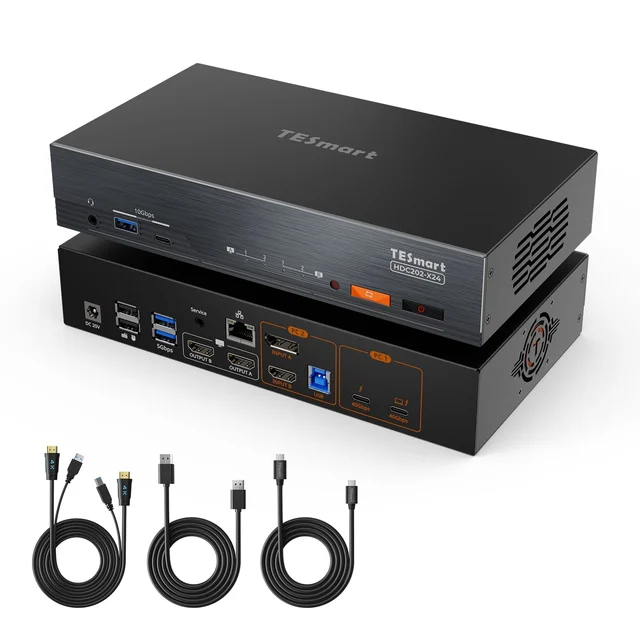 TESmart HDC202-X24 Thunderbolt 4 KVM Dock
