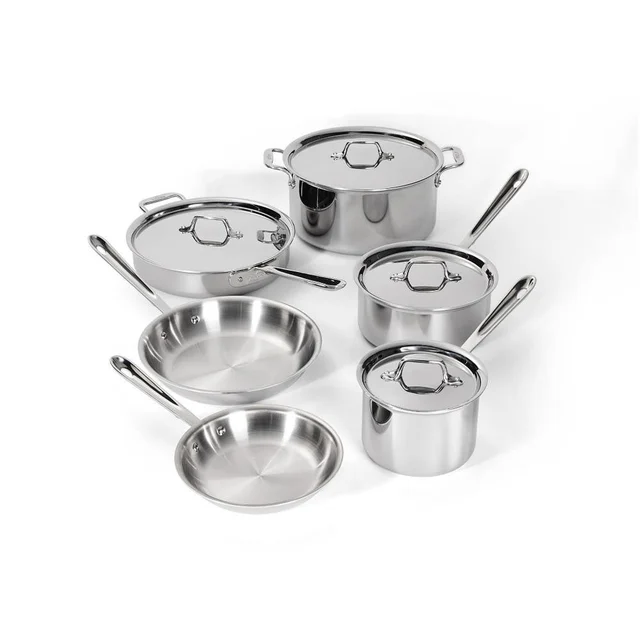 All-Clad D3 Stainless 10-Piece Cookware Set