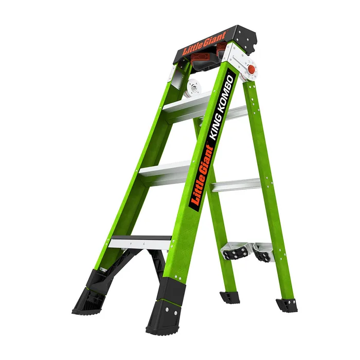 King Kombo Professional 3-in-1 Combination Ladder, fiberglass (13470-071)
