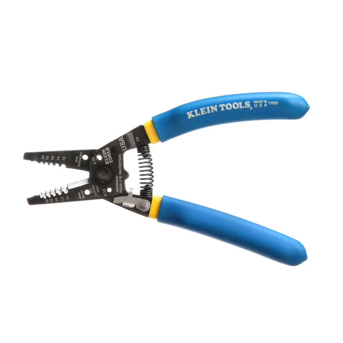 Klein Tools 11055 Wire Stripper and Cutter, Solid and Stranded Copper
